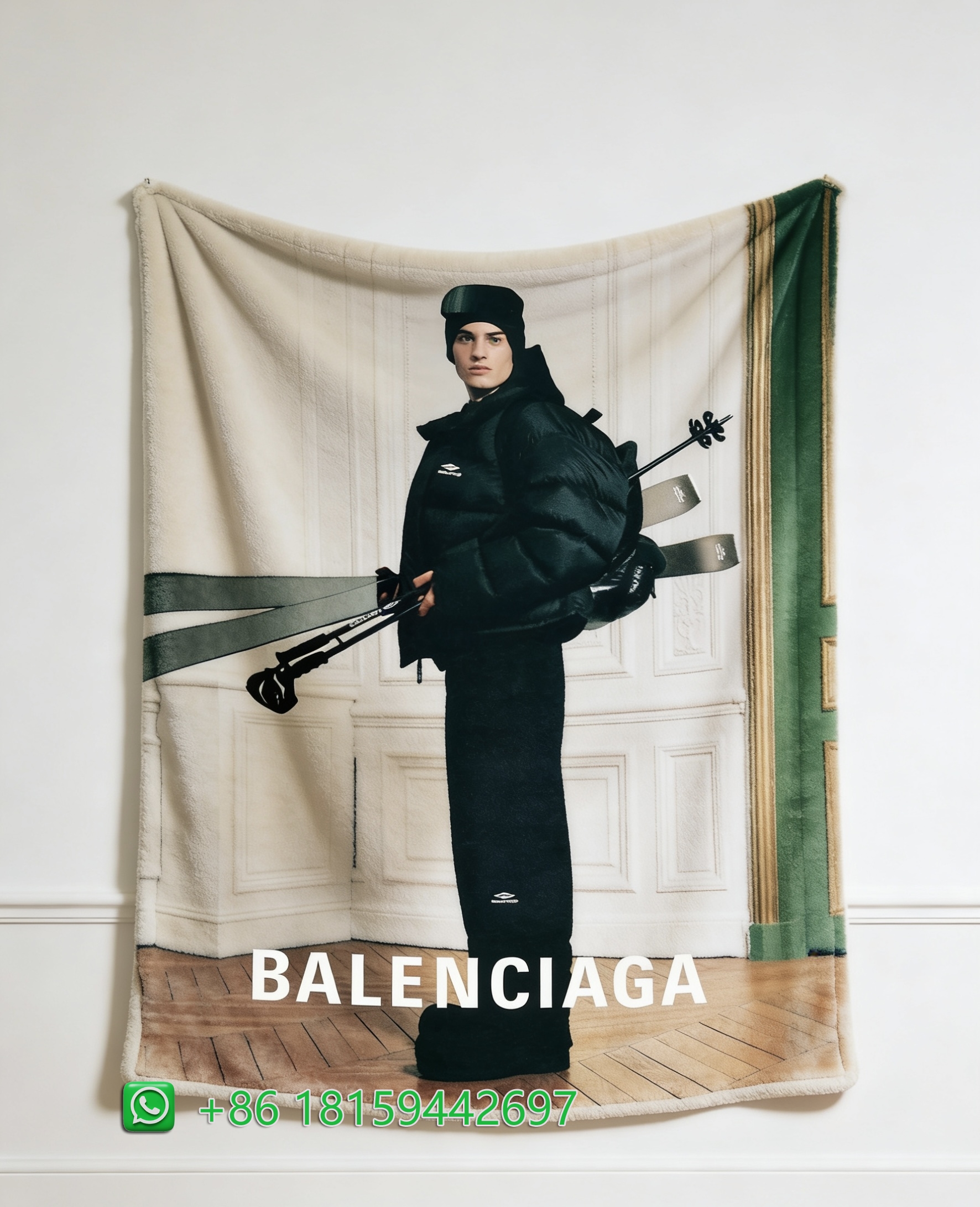 Balenciaga Throw Blankets